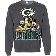 Mickey Mouse Green Bay Packer American Football Nfl Sports Shirt Crewneck Pullover Sweatshirt Crewneck Pullover Sweatshirt - parenttees