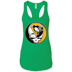 Pittsburgh Penguins Grateful Dead Steal Your Face Hockey Nhl Shirts Women Tank Top Women Tank Top - parenttees