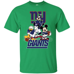 Mickey Mouse New York Giants American Football Nfl Sports Shirt Men Cotton T-Shirt Men Cotton T-Shirt - parenttees