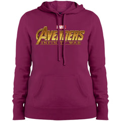 Marvel Avengers Infinity War Golden Logo Women Hooded Sweatshirt Women Hooded Sweatshirt - parenttees