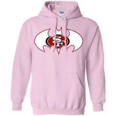 We Are The San Francisco 49ers Batman Nfl Mashup Pullover Hoodie Sweatshirt Pullover Hoodie Sweatshirt - parenttees