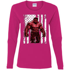 Giants Hulk Boston Red Sox T-shirt Flag Women Long Sleeve Shirt Women Long Sleeve Shirt - parenttees