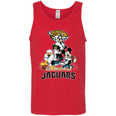 Mickey Mouse Jacksonville Jaguar American Football Nfl Sports Shirt Men Cotton Tank Men Cotton Tank - parenttees