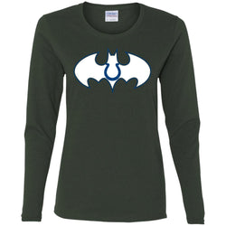 We Are The Indianapolis Colts Batman Nfl Mashup Women Long Sleeve Shirt