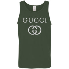 Vintage Gucci Logo Inspired Men Cotton Tank Men Cotton Tank - parenttees