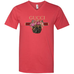 Gucci New Style Bull Dogs T-shirt Men V-Neck T-Shirt Men V-Neck T-Shirt - parenttees