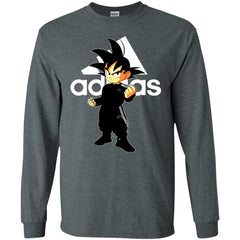 Goku Treding Adidas White T-shirt Men Long Sleeve Shirt Men Long Sleeve Shirt - parenttees