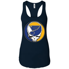 St Louis Blues Grateful Dead Steal Your Face Hockey Nhl Shirts Women Tank Top Women Tank Top - parenttees