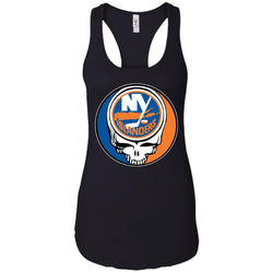 New York Islanders Grateful Dead Steal Your Face Hockey Nhl Shirts Women Tank Top