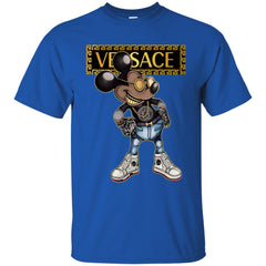 Versace Mickey Mouse Cartoon T-shirt Men Cotton T-Shirt Men Cotton T-Shirt - parenttees