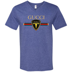 Gucci Tesla T-shirt Men V-Neck T-Shirt