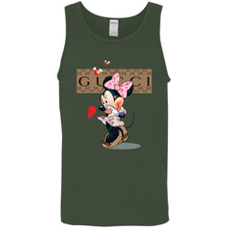 Minnie Mouse Love Couple T-shirt Valentine's Day T-shirt Men Cotton Tank