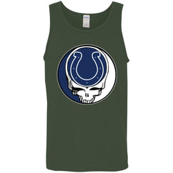 Indianapolis Colts Grateful Dead Steal Your Face Football Nfl Shirts Men Cotton Tank