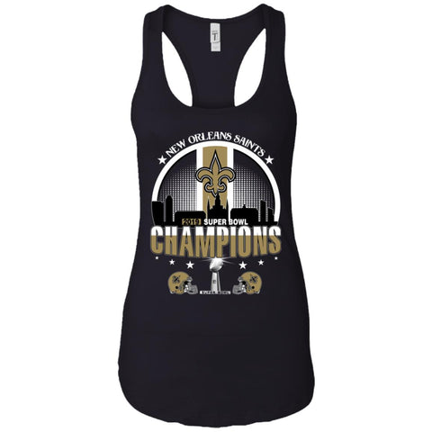 Nfl – New Orleans Saints 2019 Super Bowl Champions Football Women Tank Top Black / X-Small Women Tank Top - parenttees