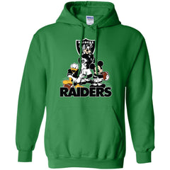 Mickey Mouse Oakland Raiders American Football Nfl Sports Shirt Pullover Hoodie Sweatshirt Pullover Hoodie Sweatshirt - parenttees