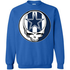 Dallas Cowboys Grateful Dead Steal Your Face Football Nfl Shirts Crewneck Pullover Sweatshirt Crewneck Pullover Sweatshirt - parenttees