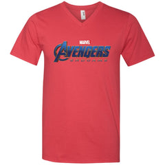 Marvel Avengers Endgame Movie Logo Graphic Men V-Neck T-Shirt Men V-Neck T-Shirt - parenttees