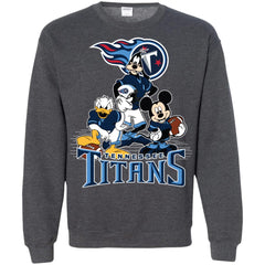 Mickey Mouse Tennessee Titans American Football Nfl Sports Shirt Crewneck Pullover Sweatshirt Crewneck Pullover Sweatshirt - parenttees