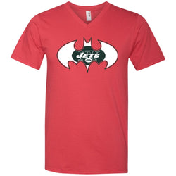 We Are The New York Jets Batman Nfl Mashup Men V-Neck T-Shirt