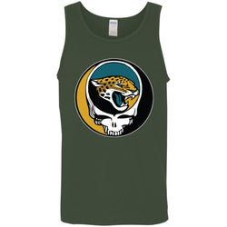 Jacksonville Jaguars Grateful Dead Steal Your Face Football Nfl Shirts Men Cotton Tank