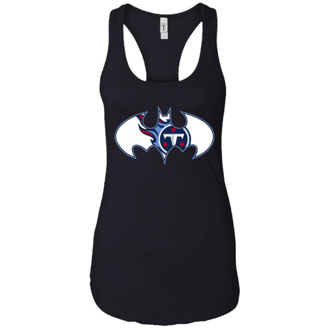 We Are The Tennessee Titans Batman Nfl Mashup Women Tank Top Black / X-Small Women Tank Top - parenttees