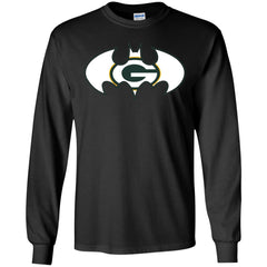 We Are The Green Bay Packers Batman Nfl Mashup Men Long Sleeve Shirt Men Long Sleeve Shirt - parenttees