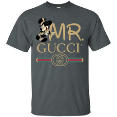 Gucci Couple Disney Mickey Valentine's Day T-shirt Men Cotton T-Shirt Men Cotton T-Shirt - parenttees