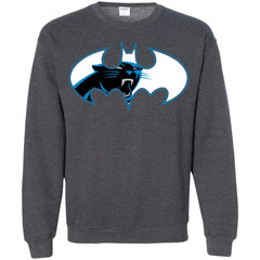 We Are The Carolina Panthers Batman Nfl Mashup Crewneck Pullover Sweatshirt Crewneck Pullover Sweatshirt - parenttees