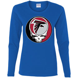 Atlanta Falcons Grateful Dead Steal Your Face Football Nfl Shirts Women Long Sleeve Shirt