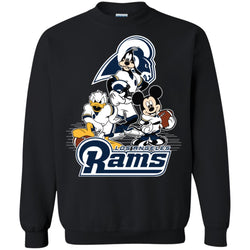 Mickey Mouse Los Angeles Rams American Football Nfl Sports Shirt Crewneck Pullover Sweatshirt