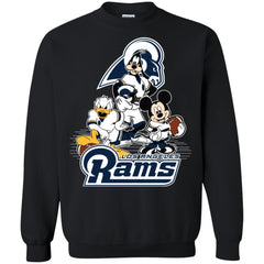 Mickey Mouse Los Angeles Rams American Football Nfl Sports Shirt Crewneck Pullover Sweatshirt Crewneck Pullover Sweatshirt - parenttees