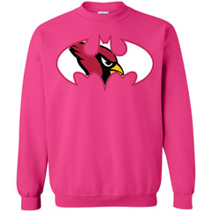 We Are The Arizona Cardinals Batman Nfl Mashup Crewneck Pullover Sweatshirt Crewneck Pullover Sweatshirt - parenttees