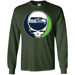 Seattle Seahawks Grateful Dead Steal Your Face Football Nfl Shirts Men Long Sleeve Shirt Men Long Sleeve Shirt - parenttees