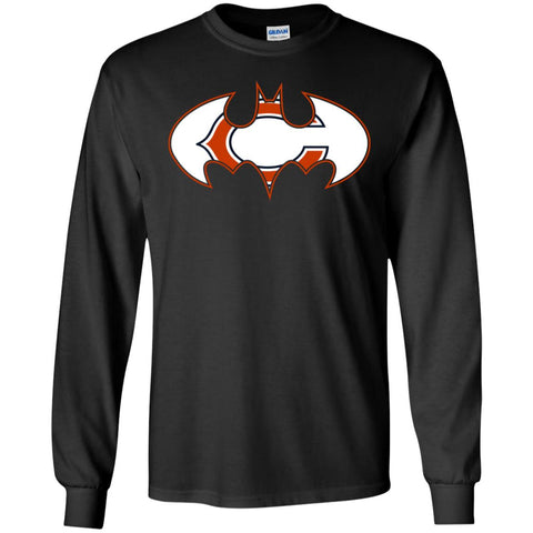 We Are The Chicago Bears Batman Nfl Mashup Men Long Sleeve Shirt Black / S Men Long Sleeve Shirt - parenttees