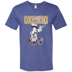 Gucci Rabbit Smoking Tshirt Men V-Neck T-Shirt