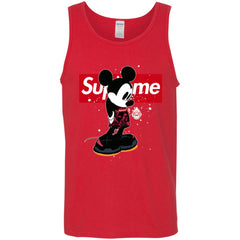 Supreme Mickey Babe Cute Love T-shirt Men Cotton Tank Men Cotton Tank - parenttees