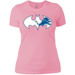 We Are The Detroit Lions Batman Nfl Mashup Women Cotton T-Shirt Women Cotton T-Shirt - parenttees