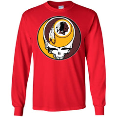 Washington Redskins Grateful Dead Steal Your Face Football Nfl Shirts Men Long Sleeve Shirt Men Long Sleeve Shirt - parenttees