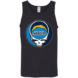 Los Angeles Chargers Grateful Dead Steal Your Face Football Nfl Shirts Men Cotton Tank