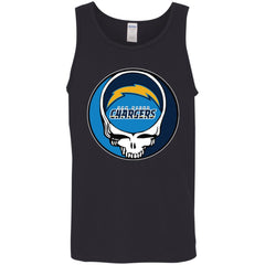 Los Angeles Chargers Grateful Dead Steal Your Face Football Nfl Shirts Men Cotton Tank Men Cotton Tank - parenttees