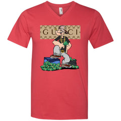 Gucci Cartoon T-shirt Men V-Neck T-Shirt Men V-Neck T-Shirt - parenttees