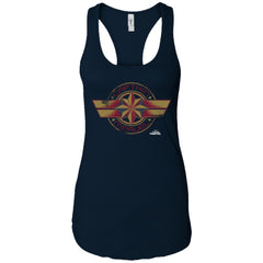 Captain Marvel Color Fade Circle Logo Badge Women Tank Top Women Tank Top - parenttees