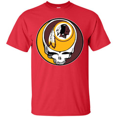 Washington Redskins Grateful Dead Steal Your Face Football Nfl Shirts Men Cotton T-Shirt Men Cotton T-Shirt - parenttees