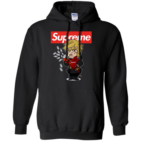 Supreme Tyrion Game Of Thrones T-shirt Pullover Hoodie Sweatshirt Black / S Pullover Hoodie Sweatshirt - parenttees