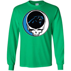 Carolina Panthers Grateful Dead Steal Your Face Football Nfl Shirts Men Long Sleeve Shirt Men Long Sleeve Shirt - parenttees