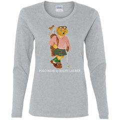 Polo Bear Ralph Lauren T-shirt Women Long Sleeve Shirt Women Long Sleeve Shirt - parenttees