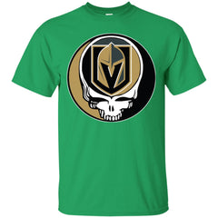 Vegas Golden Knights Grateful Dead Steal Your Face Hockey Nhl Shirts Men Cotton T-Shirt Men Cotton T-Shirt - parenttees