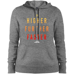 Marvel Captain Marvel Movie Higher Faster Women Hooded Sweatshirt Women Hooded Sweatshirt - parenttees