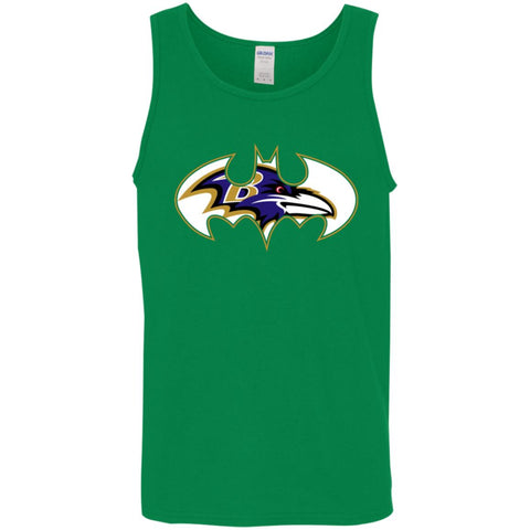 We Are The Baltimore Ravens Batman Nfl Mashup Men Cotton Tank Turf Green / X-Small Men Cotton Tank - parenttees