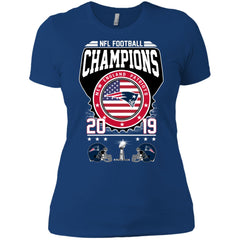 Nfl – Football Champions New England Patriots Super Bowl 2019 Women Cotton T-Shirt Women Cotton T-Shirt - parenttees